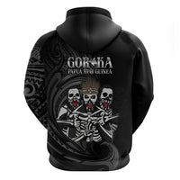 Skeleton Tribe Simbu Province Hoodie Papua New Guinea Indigenous Pattern LT9 - Polynesian Pride