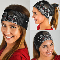 Skeleton Tribe Simbu Province Neck Gaiter Papua New Guinea Indigenous Pattern LT9 - Polynesian Pride