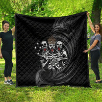 Skeleton Tribe Simbu Province Quilt Papua New Guinea Indigenous Pattern LT9 - Polynesian Pride