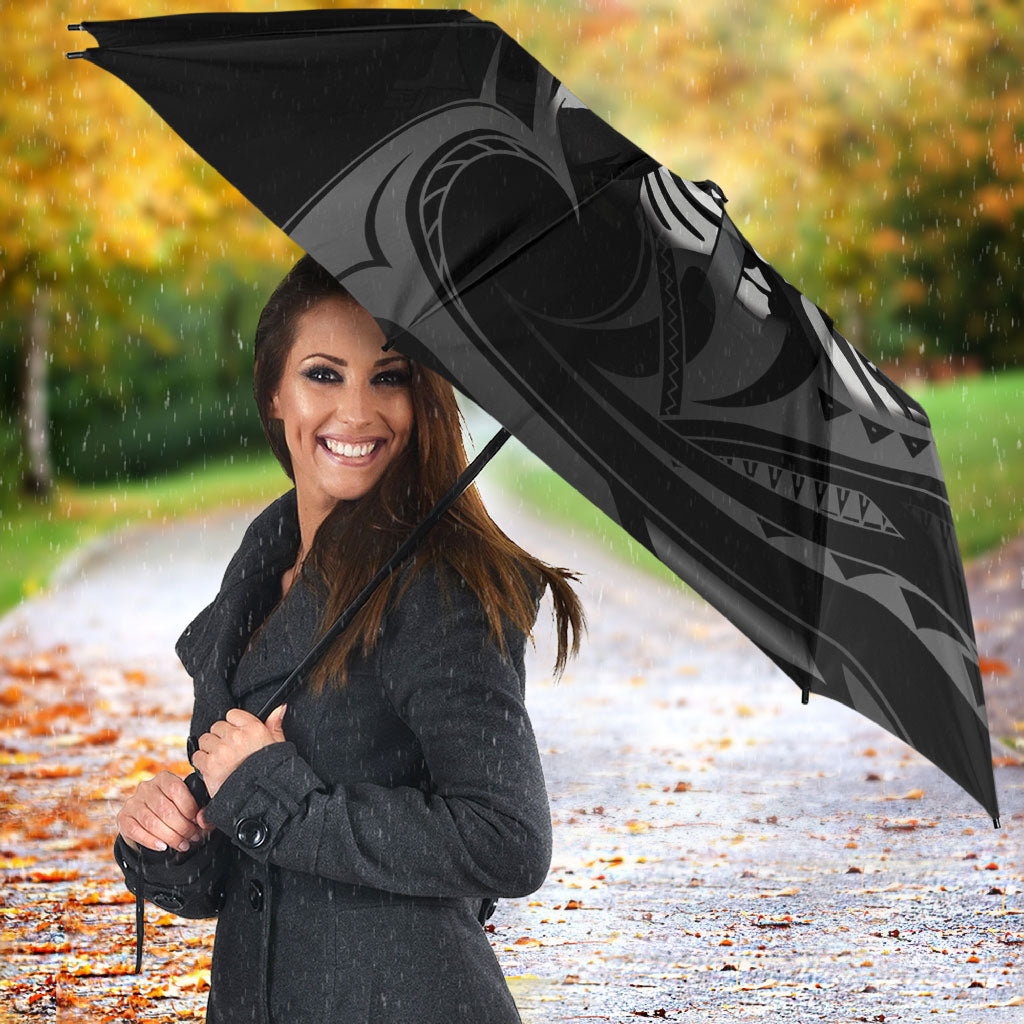 Skeleton Tribe Simbu Province Umbrella Papua New Guinea Indigenous Pattern LT9 - Polynesian Pride