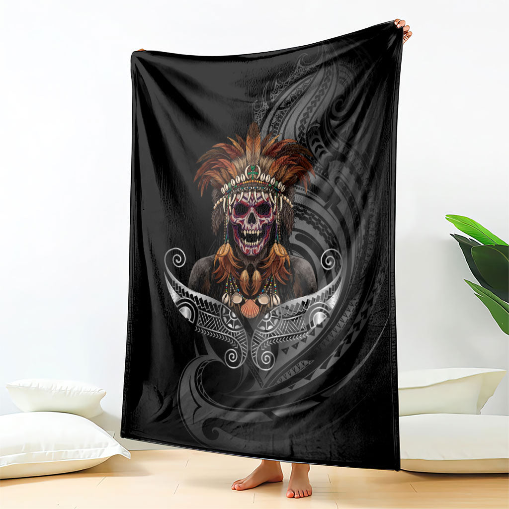 Mokomoko Tribe Eastern Highlands Province Blanket Papua New Guinea Indigenous Pattern LT9 - Polynesian Pride