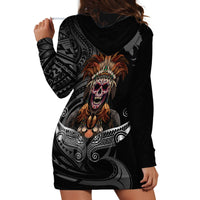 Mokomoko Tribe Eastern Highlands Province Hoodie Dress Papua New Guinea Indigenous Pattern LT9 - Polynesian Pride