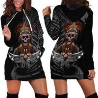 Mokomoko Tribe Eastern Highlands Province Hoodie Dress Papua New Guinea Indigenous Pattern LT9 - Polynesian Pride