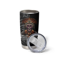 Mokomoko Tribe Eastern Highlands Province Tumbler Cup Papua New Guinea Indigenous Pattern LT9 - Polynesian Pride