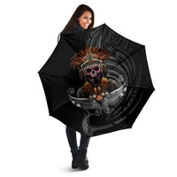 Mokomoko Tribe Eastern Highlands Province Umbrella Papua New Guinea Indigenous Pattern LT9 - Polynesian Pride