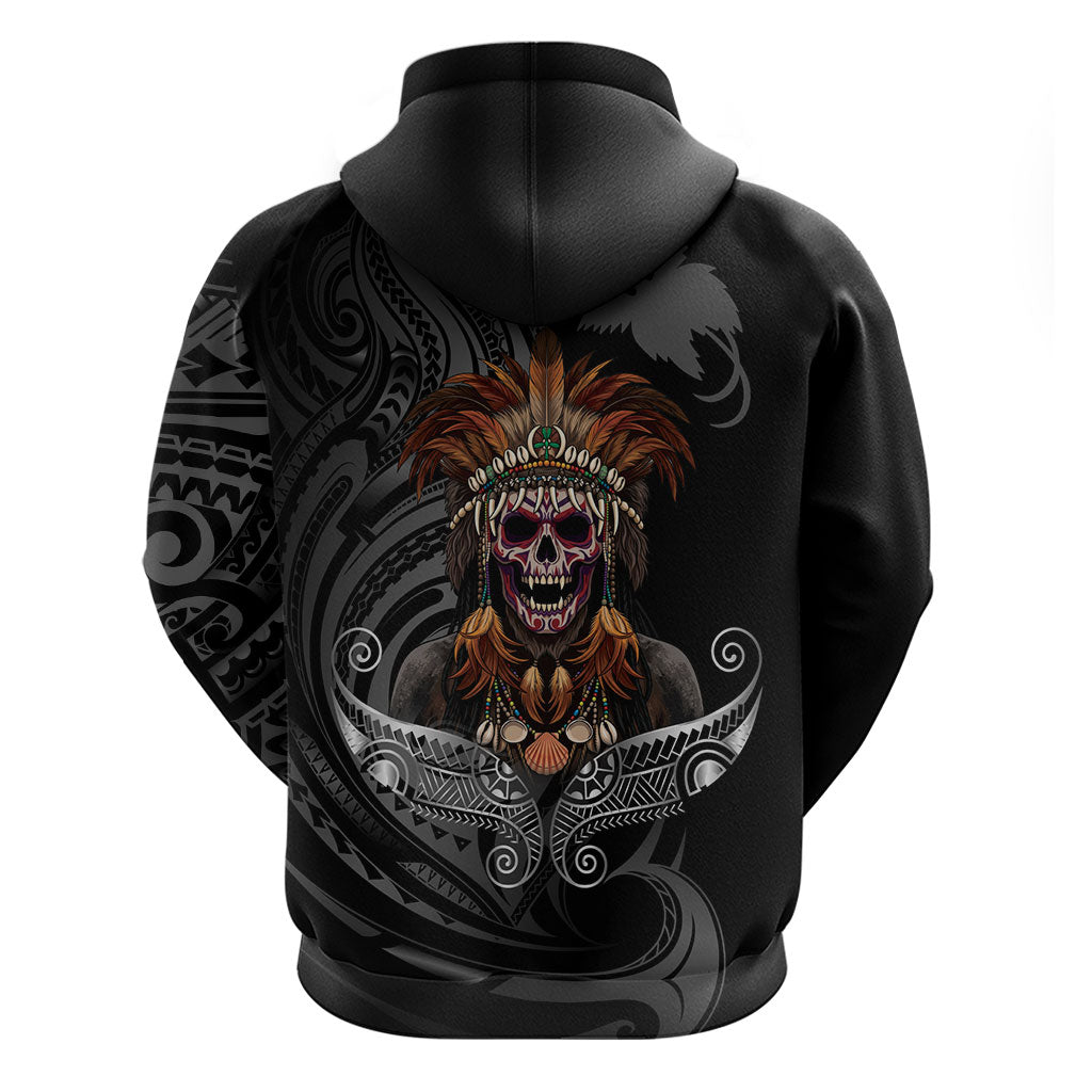 Mokomoko Tribe Eastern Highlands Province Zip Hoodie Papua New Guinea Indigenous Pattern LT9 - Polynesian Pride