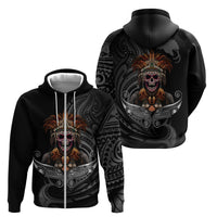 Mokomoko Tribe Eastern Highlands Province Zip Hoodie Papua New Guinea Indigenous Pattern LT9 - Polynesian Pride