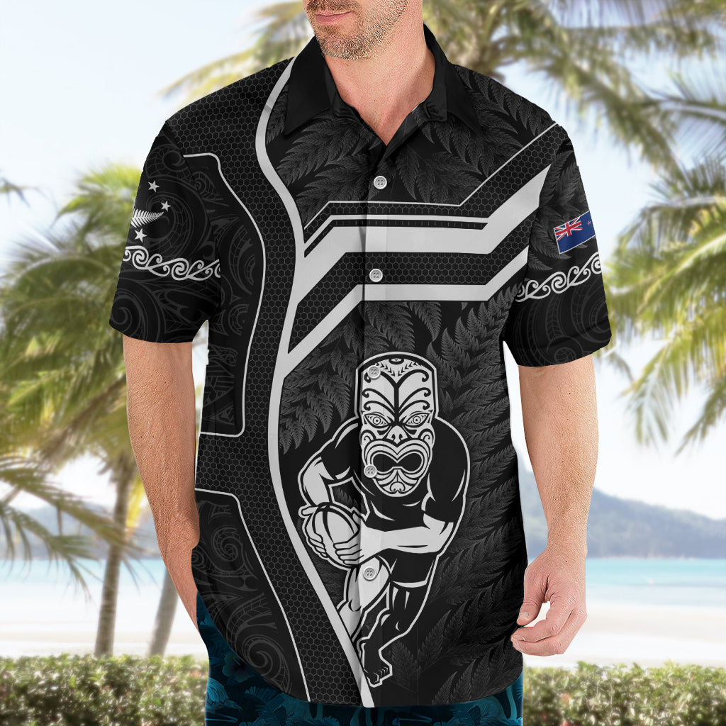 New Zealand Aotearoa Rugby Hawaiian Shirt Black Fern Maori Tribal Sporty Style LT9 - Polynesian Pride