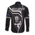 New Zealand Aotearoa Rugby Long Sleeve Button Shirt Black Fern Maori Tribal Sporty Style LT9 - Polynesian Pride