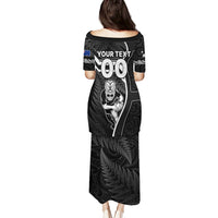 Custom New Zealand Aotearoa Rugby Puletasi Black Fern Maori Tribal Sporty Style LT9 - Polynesian Pride