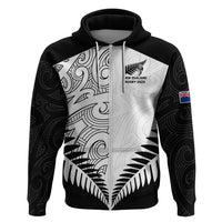 New Zealand Rugby Hoodie Proud Aoteroa Stylised Maori Koru LT9 - Polynesian Pride