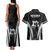 New Zealand Aotearoa Rugby Couples Matching Tank Maxi Dress and Hawaiian Shirt Haka Dance Mixed Silver Fern Sporty Style LT9 - Polynesian Pride