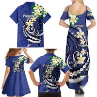 FSM Chuuk State Polynesian Shark Tattoo Personalised Family Matching Summer Maxi Dress and Hawaiian Shirt LT9 - Polynesian Pride