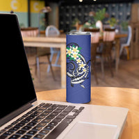 FSM Chuuk State Polynesian Shark Tattoo Personalised Skinny Tumbler