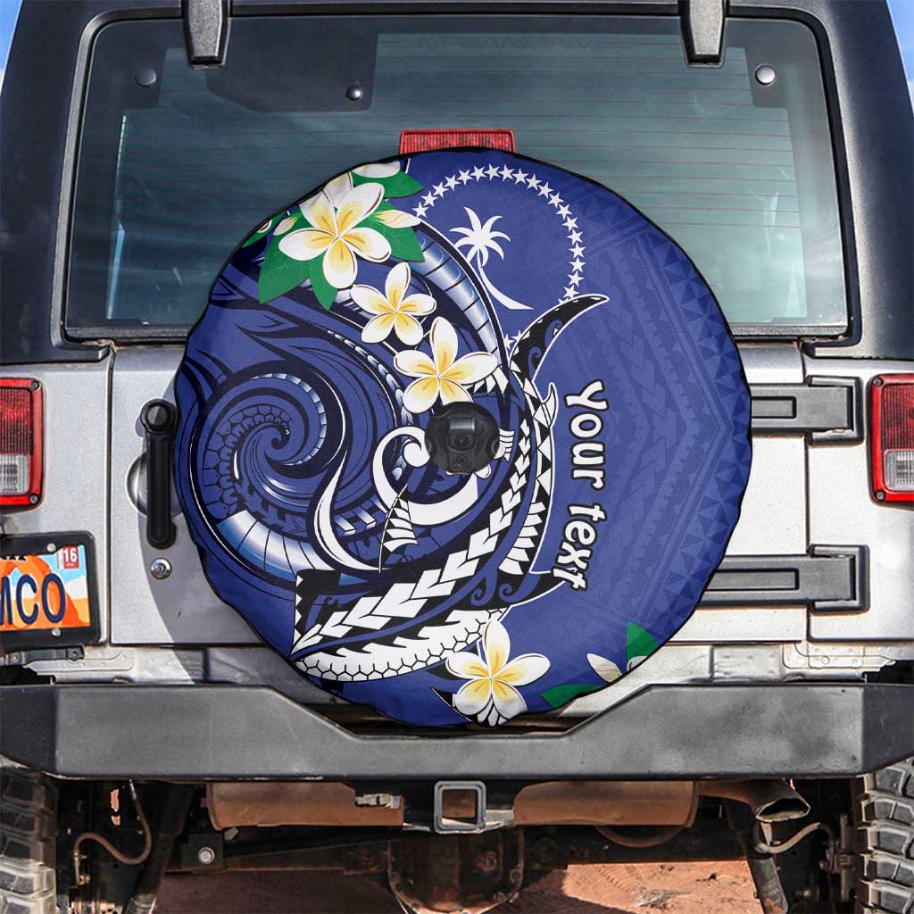 FSM Chuuk State Polynesian Shark Tattoo Personalised Spare Tire Cover