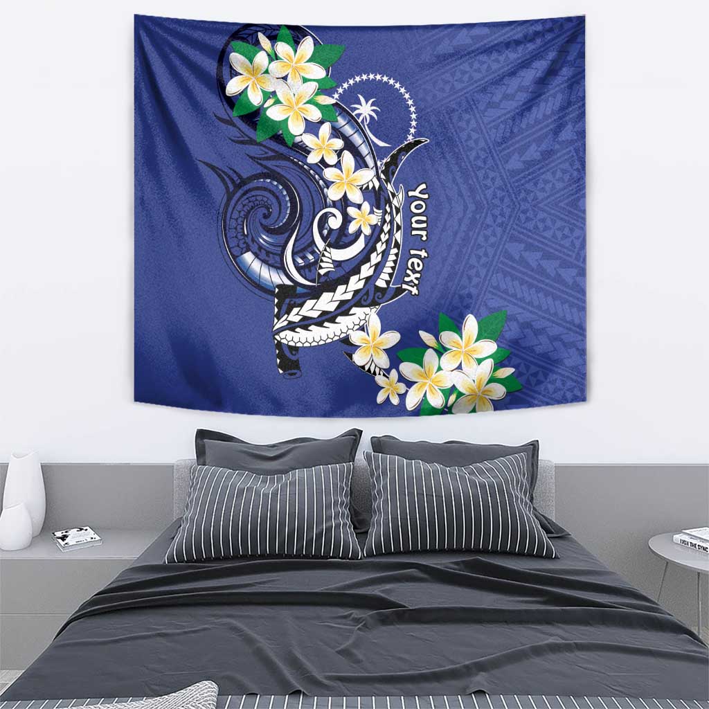 FSM Chuuk State Polynesian Shark Tattoo Personalised Tapestry