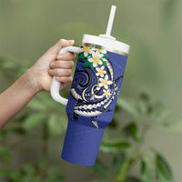 FSM Chuuk State Polynesian Shark Tattoo Personalised Tumbler With Handle LT9 - Polynesian Pride