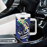 FSM Chuuk State Polynesian Shark Tattoo Personalised Tumbler With Handle LT9 - Polynesian Pride