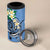 FSM Kosrae Polynesian Shark Tattoo Personalised 4 in 1 Can Cooler Tumbler