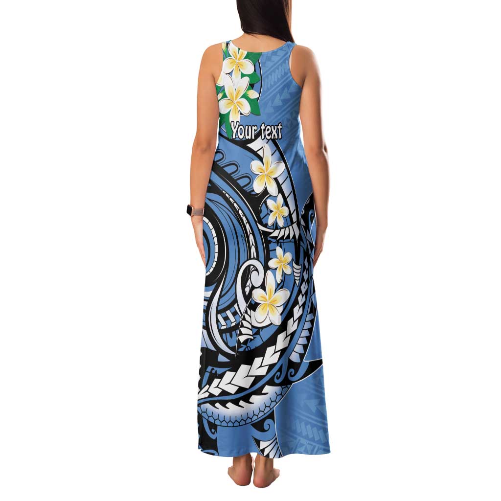 FSM Kosrae Polynesian Shark Tattoo Personalised Family Matching Tank Maxi Dress and Hawaiian Shirt