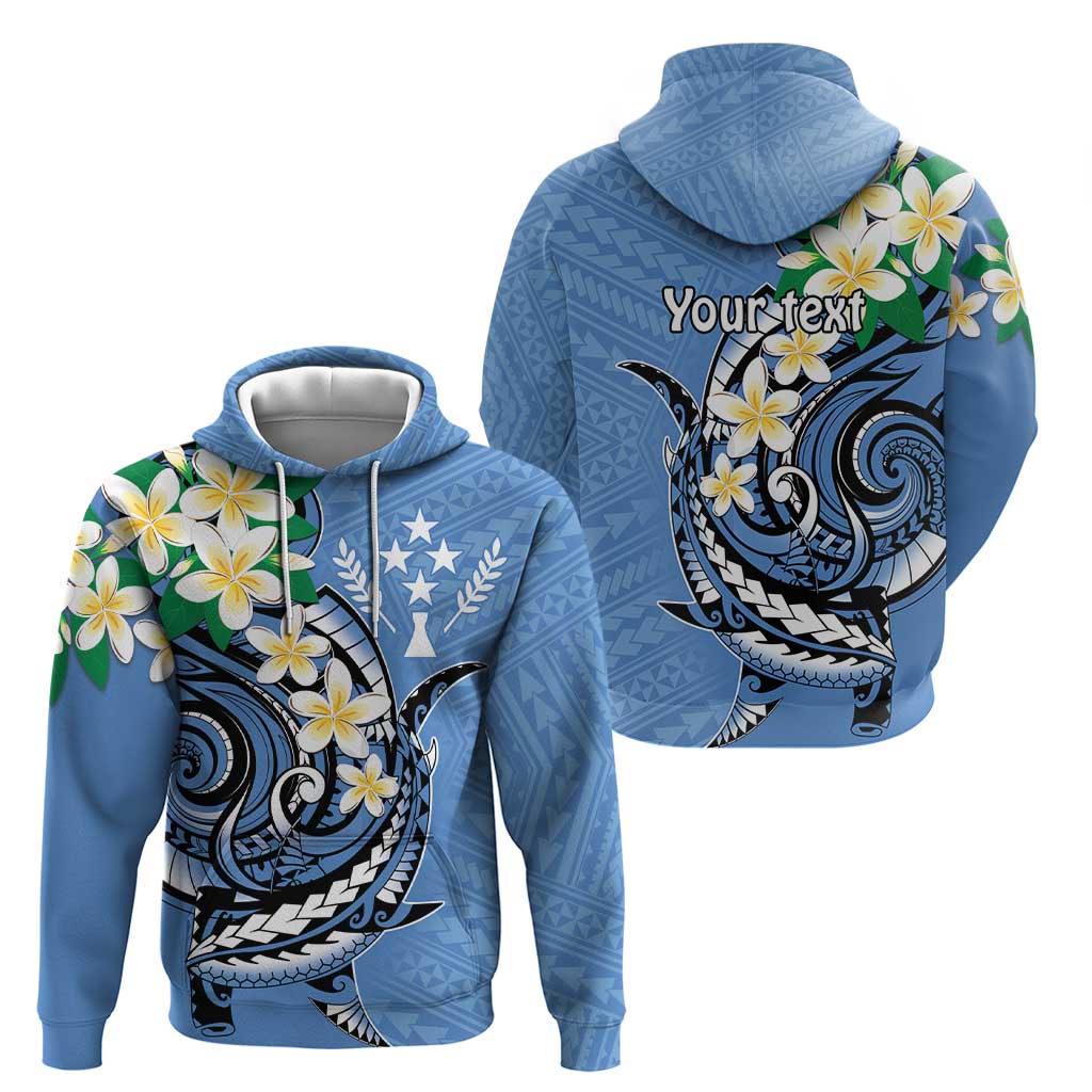 FSM Kosrae Polynesian Shark Tattoo Personalised Hoodie