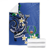 FSM Pohnpei Polynesian Shark Tattoo Personalised Blanket LT9 - Polynesian Pride