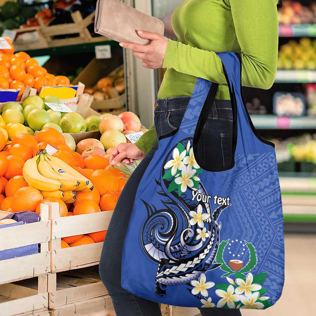 FSM Pohnpei Polynesian Shark Tattoo Personalised Grocery Bag LT9 - Polynesian Pride