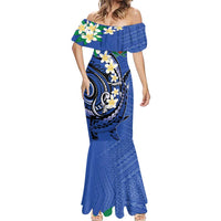 FSM Pohnpei Polynesian Shark Tattoo Personalised Mermaid Dress