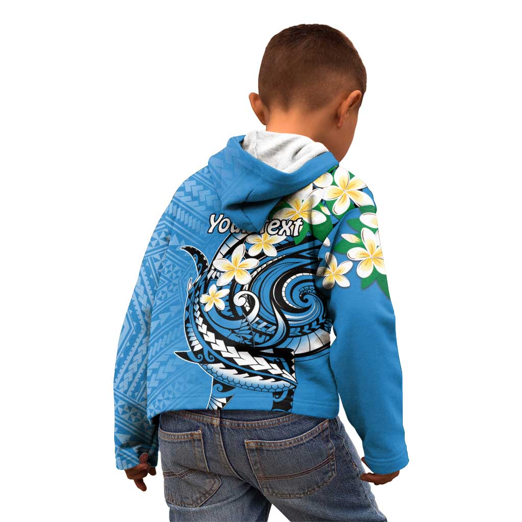 FSM Yap State Polynesian Shark Tattoo Personalised Kid Hoodie