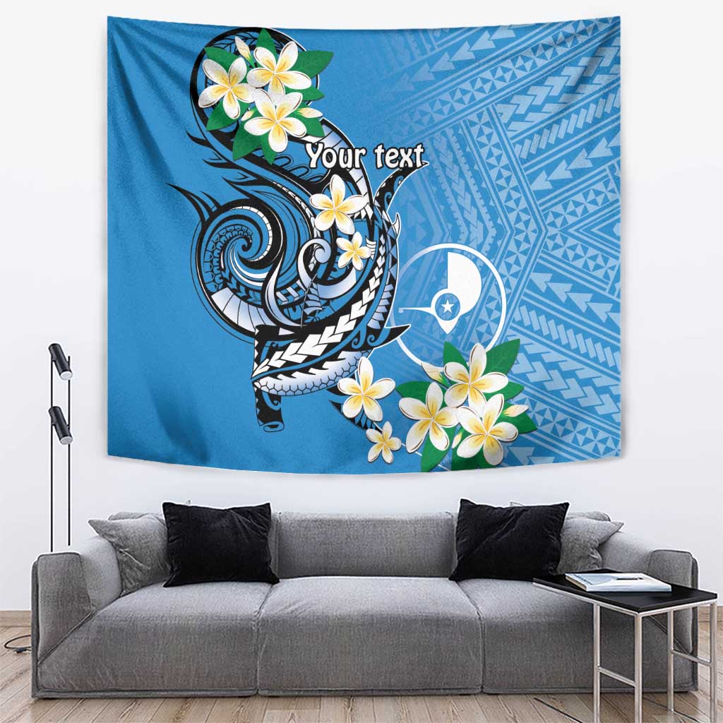 FSM Yap State Polynesian Shark Tattoo Personalised Tapestry