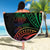 New Caledonia Polynesian Tatoo Personalised Beach Blanket