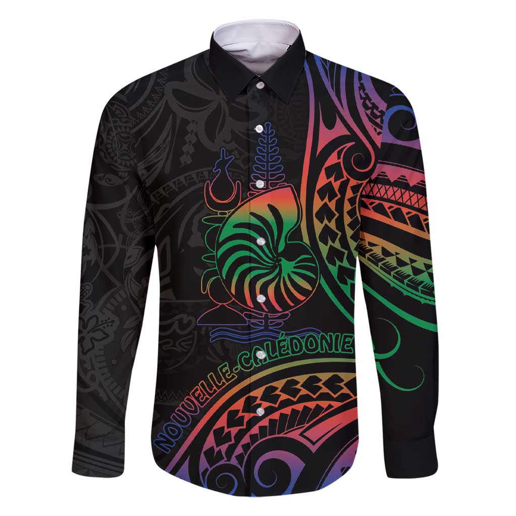 New Caledonia Polynesian Tatoo Personalised Family Matching Short Sleeve Bodycon Dress and Hawaiian Shirt