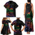 New Caledonia Polynesian Tatoo Personalised Family Matching Tank Maxi Dress and Hawaiian Shirt