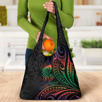 New Caledonia Polynesian Tatoo Personalised Grocery Bag LT9 - Polynesian Pride
