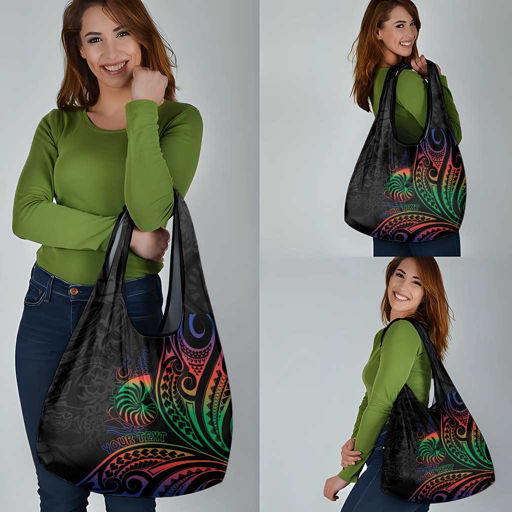 New Caledonia Polynesian Tatoo Personalised Grocery Bag LT9 - Polynesian Pride