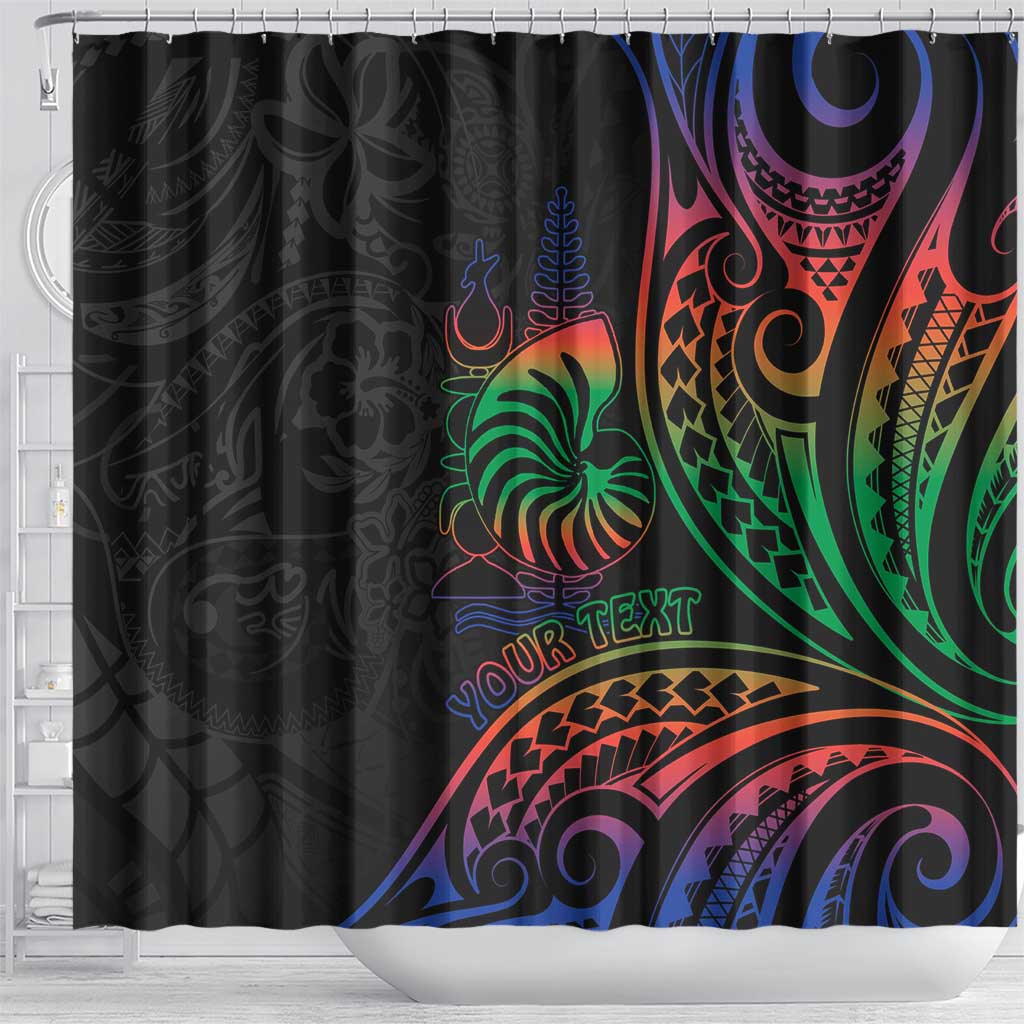 New Caledonia Polynesian Tatoo Personalised Shower Curtain LT9 - Polynesian Pride