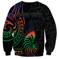 New Caledonia Polynesian Tatoo Personalised Sweatshirt LT9 - Polynesian Pride