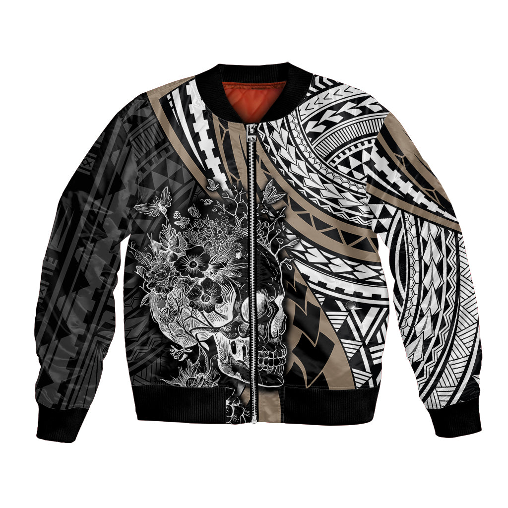 personalised-polynesia-skull-bomber-jacket-tattoo-in-the-style-of-maori-with-marine-life-gold