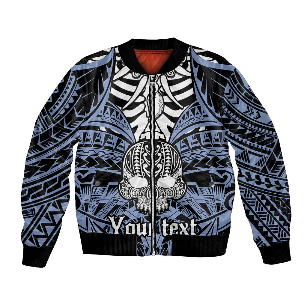 personalised-polynesia-skull-bomber-jacket-with-boars-tusk-blue-arty-vibe