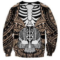 personalised-polynesia-skull-sweatshirt-with-boars-tusk-gold-arty-vibe