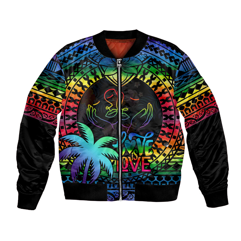 fiji-lgbt-bomber-jacket-love-is-love-tapa-pattern-rainbow-water-color
