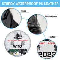 New Zealand South Africa Rugby Spare Tire Cover History Commemorative World Cup Winners Unique LT9 - Polynesian Pride