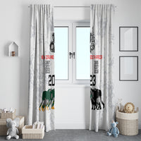 New Zealand South Africa Rugby Window Curtain History Commemorative World Cup Winners Unique LT9 - Polynesian Pride