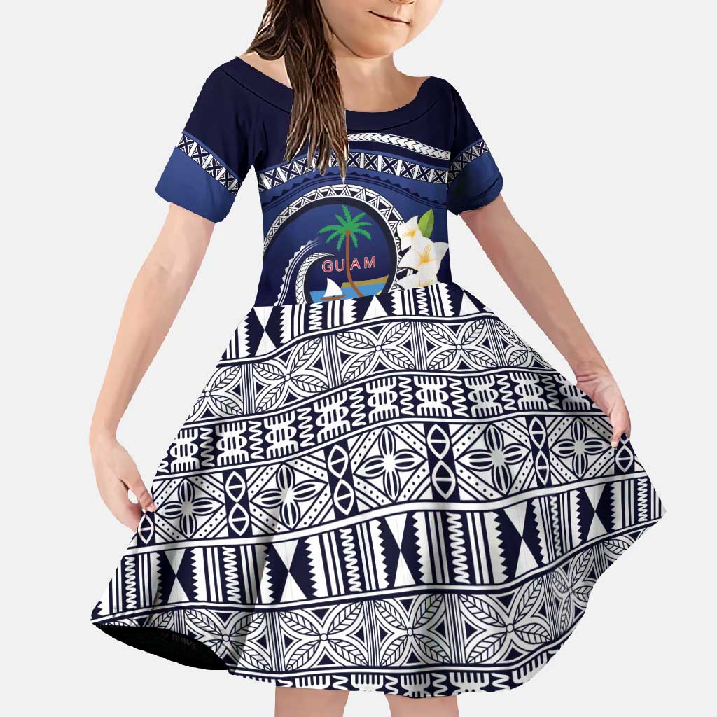 Hafai Adai Guam Guasalis Family Matching Tank Maxi Dress and Hawaiian Shirt Polynesian Tribal Pattern