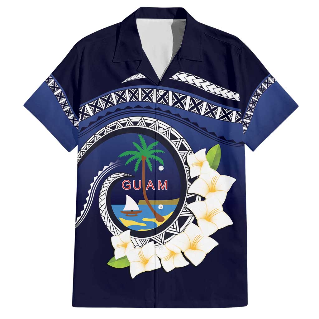 Hafai Adai Guam Guasalis Hawaiian Shirt Polynesian Tribal Pattern