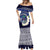 Hafai Adai Guam Guasalis Mermaid Dress Polynesian Tribal Pattern