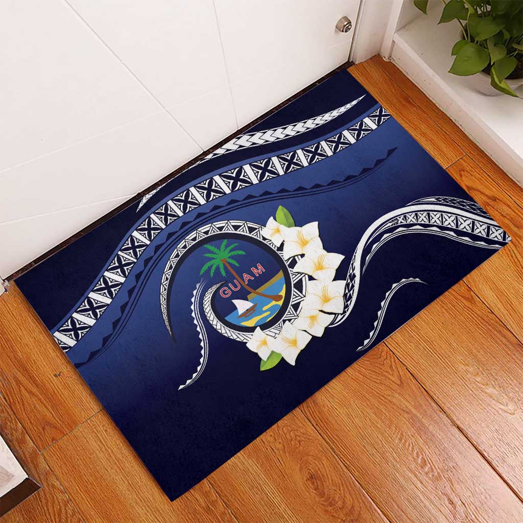 Hafai Adai Guam Guasalis Rubber Doormat Polynesian Tribal Pattern