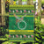 Meri Kiritimiti Cook Islands Christmas Garden Flag Maroro Flying Fish and White Stars