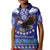 American Samoa Christmas Kid Polo Shirt Manuia le Kerisimasi Polynesian Tribal LT9 Kid Blue - Polynesian Pride