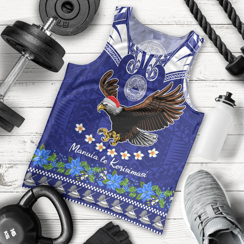American Samoa Christmas Men Tank Top Manuia le Kerisimasi Polynesian Tribal LT9 - Polynesian Pride